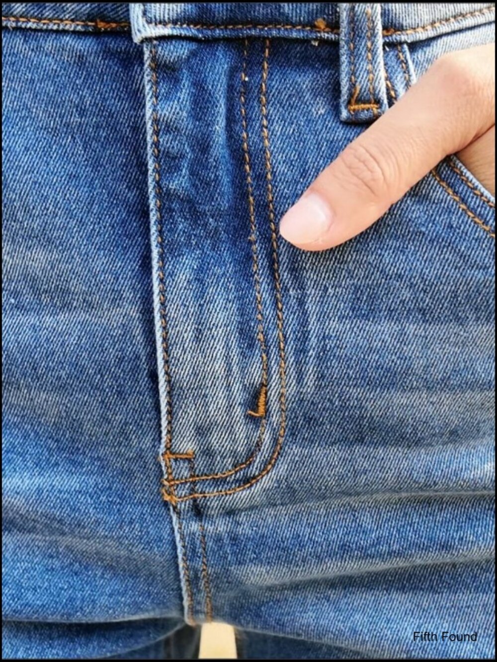 High Waisted Wide Leg Jeans Baggy Stretchy Denim Pants with Pockets - Picture 7 of 7